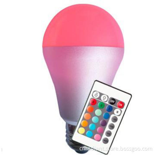 CUL Approved E26 LED Bulb, 4.5W color changing with IR remote control